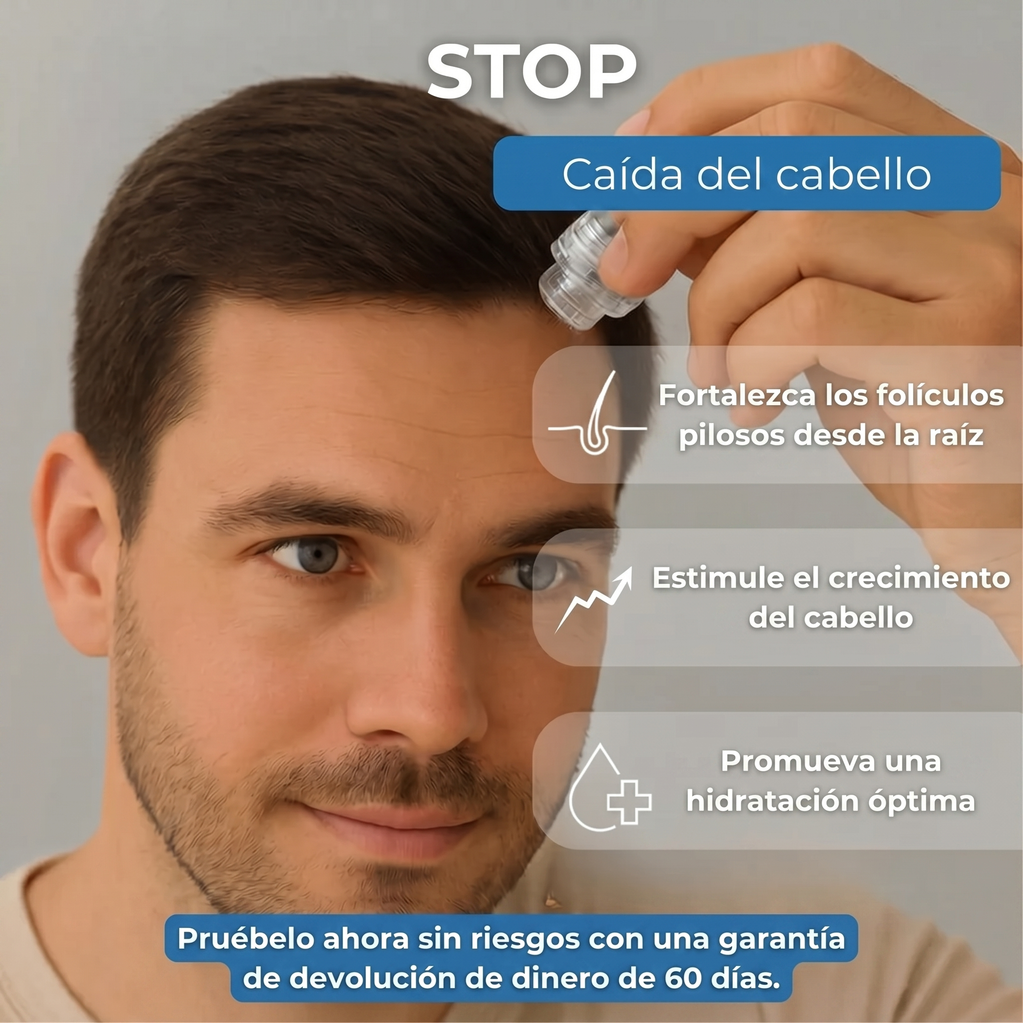 Tecnología Capilar Micro-infuse® para Hombre