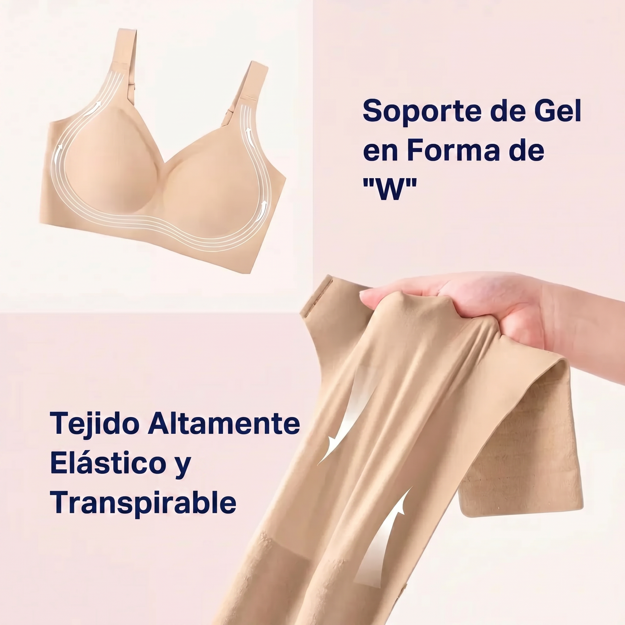 El sujetador en gel 3D Lift