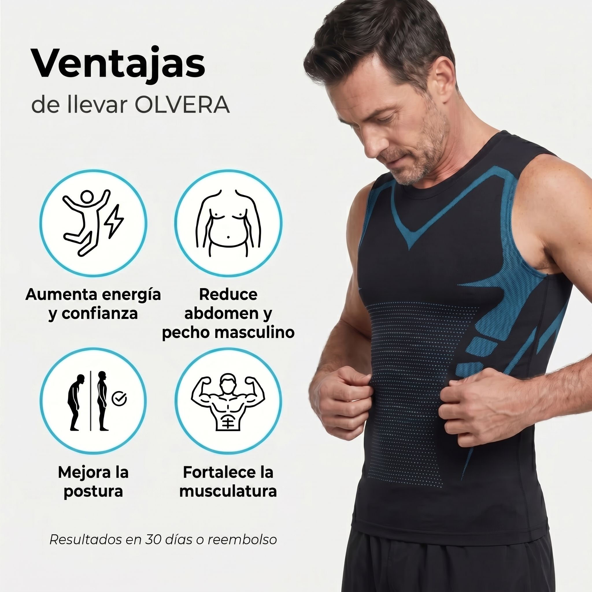 OLVERA™ 4.0 Por fin, un día en el que ya no piensas en tu barriga.